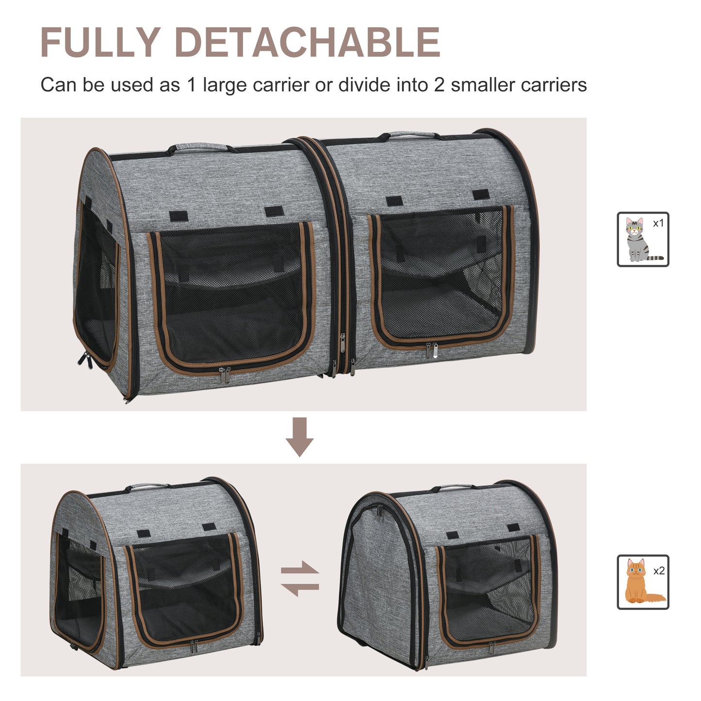 Portable Soft-Sided Pet Carrier