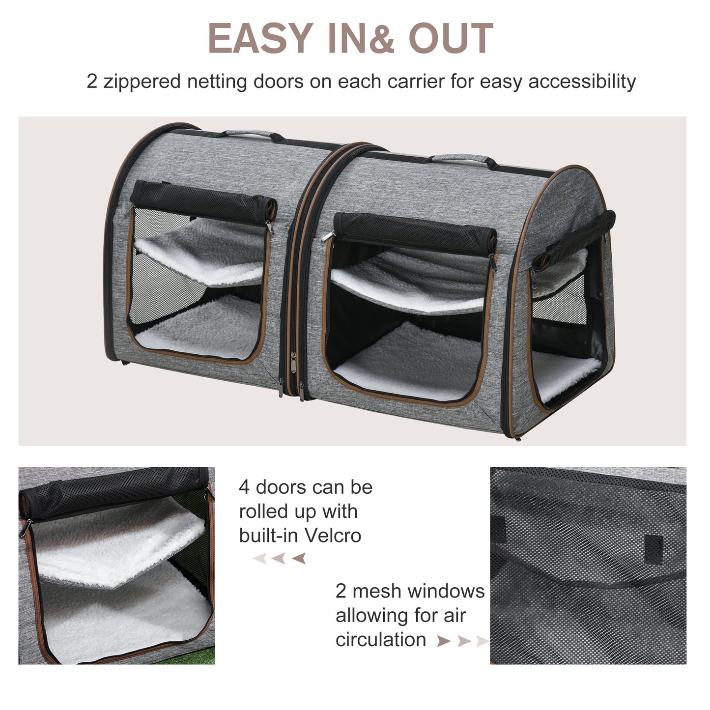 Portable Soft-Sided Pet Carrier
