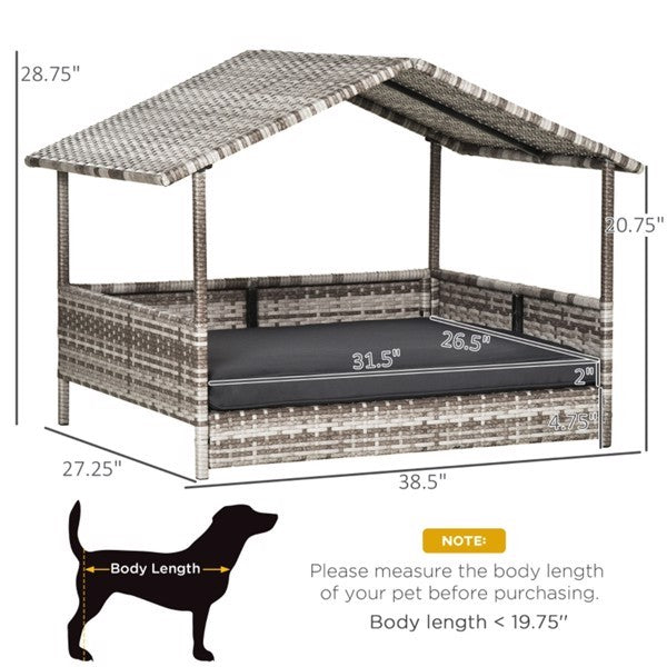 Rattan Pet Sofa