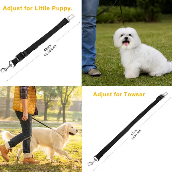Dog Car Seat Belt – Adjustable Pet Safety Harness
