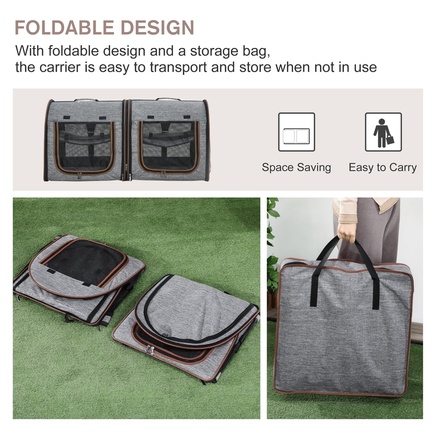 Portable Soft-Sided Pet Carrier