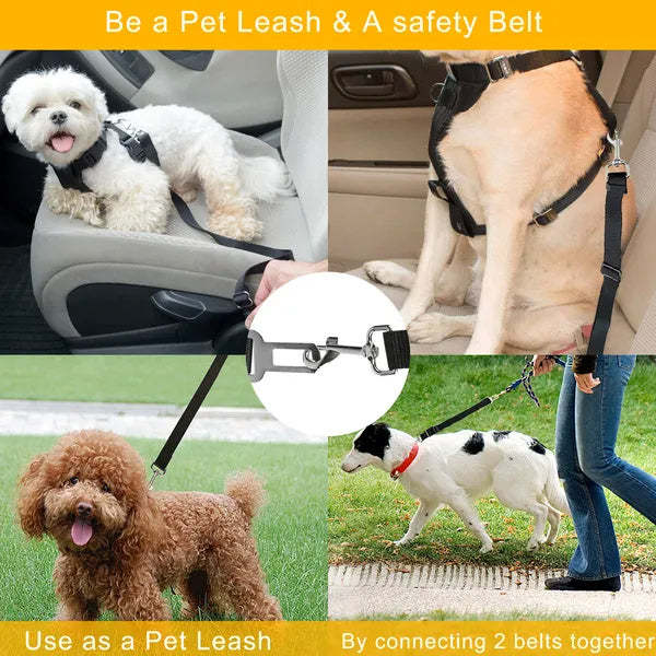 Dog Car Seat Belt – Adjustable Pet Safety Harness