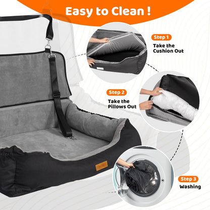 PawRide™ Dog Car Booster Seat
