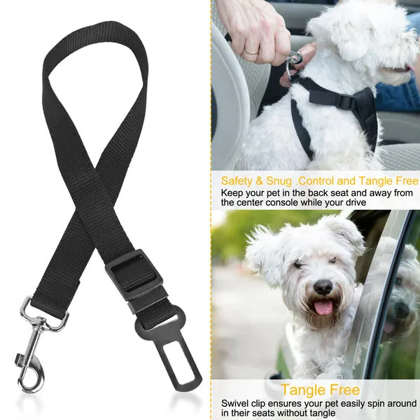 Dog Car Seat Belt – Adjustable Pet Safety Harness