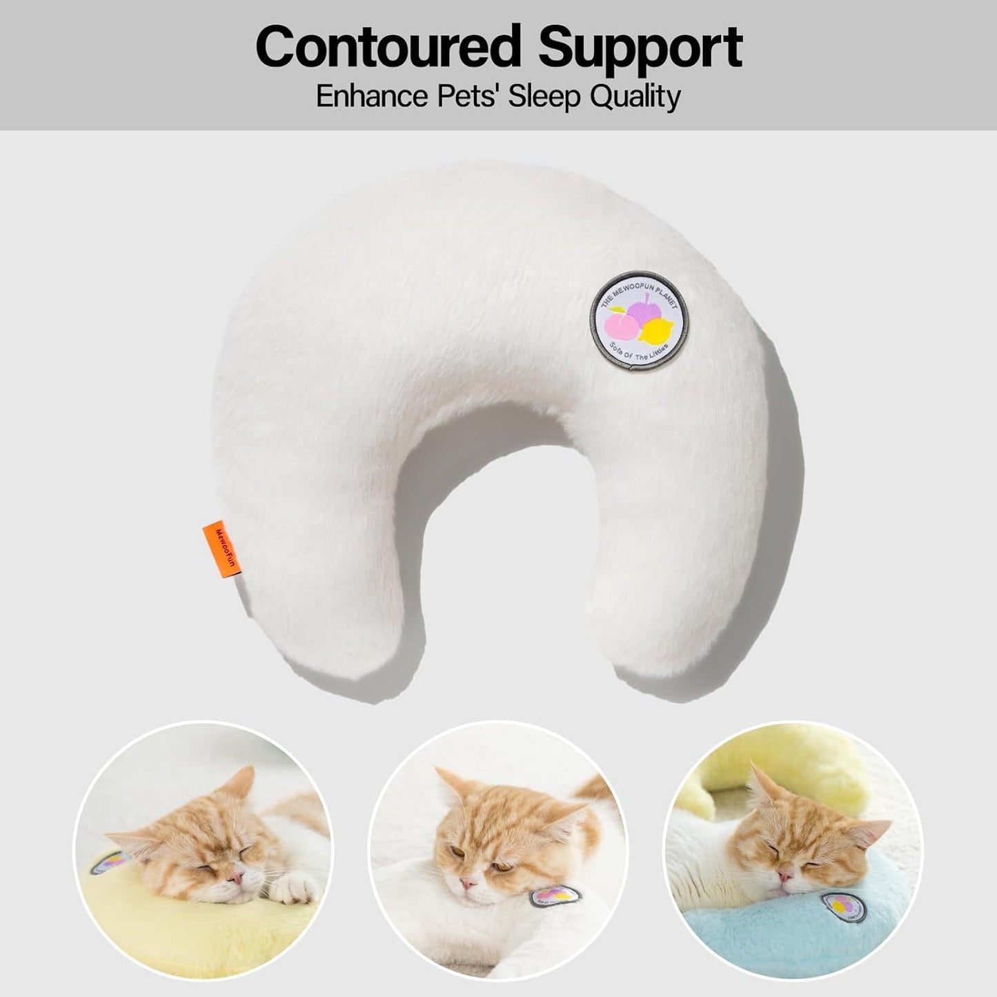 U-Shaped Orthopedic Pet Pillow