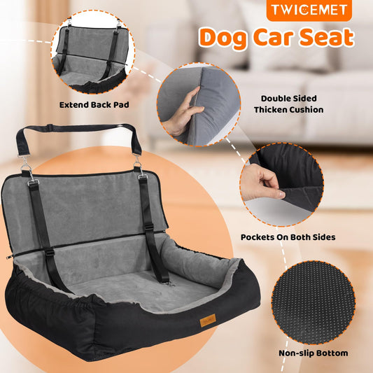 PawRide™ Dog Car Booster Seat