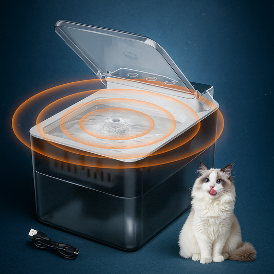 Wired Automatic Pet Fountain Dog Water Dispenser Automatic Sensing Function