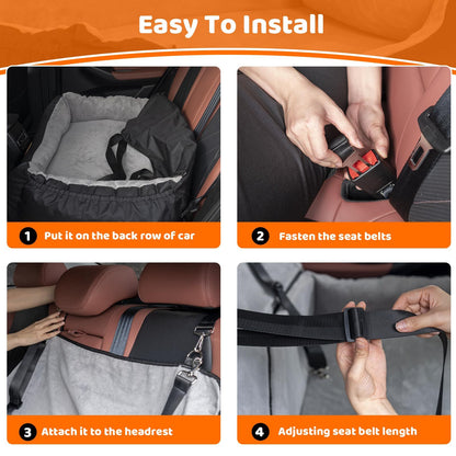 PawRide™ Dog Car Booster Seat